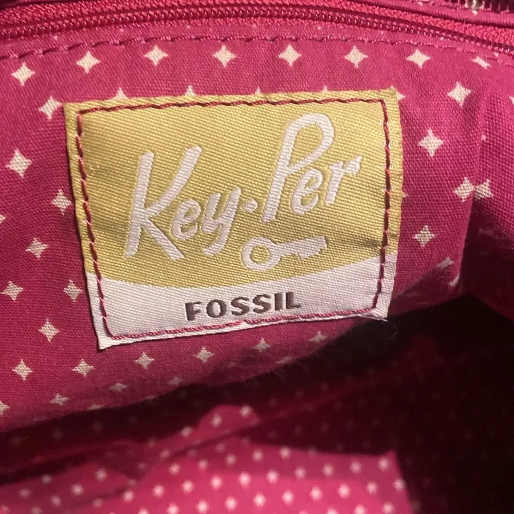 Colorful Patterned Women's Key-per Fossil bag purse - Picture 11 of 15